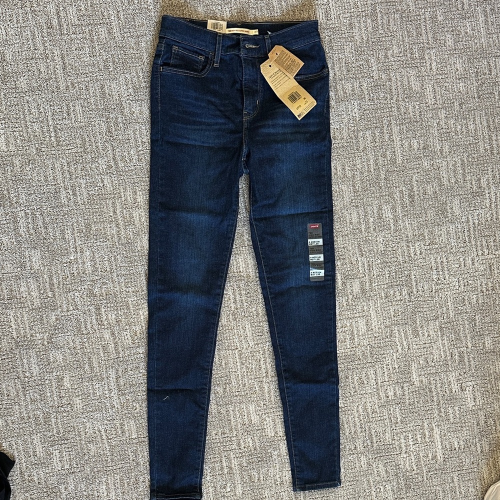 Levi's Dark Blue Skinny Jeans for Women
